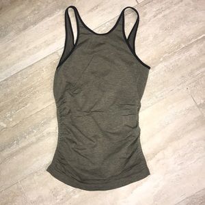 Lululemon army green workout tank